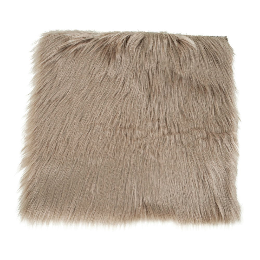 Lammfell-Sitzkissen Kunstfell – 40×40 cm, flauschig & dekorativ